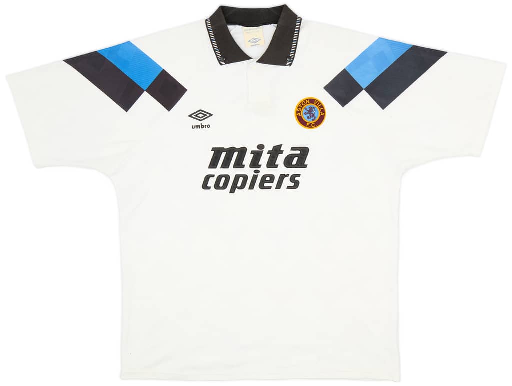 1990-92 Aston Villa Away Shirt - 8/10 - (XL)