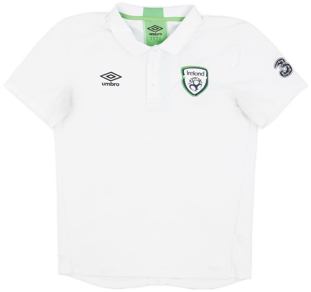 2016-18 Ireland Umbro Polo Shirt - 8/10 - (M)