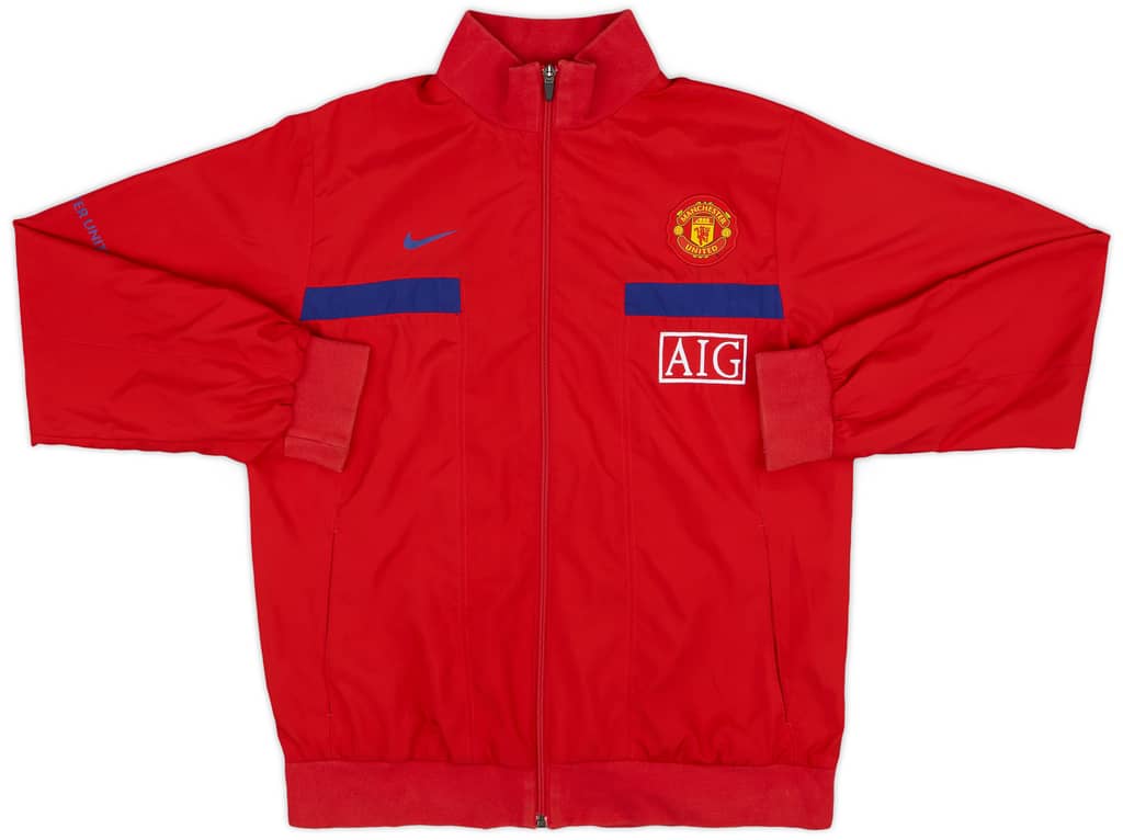 2009-10 Manchester United Nike Track Jacket - 8/10 - (XL.Boys)