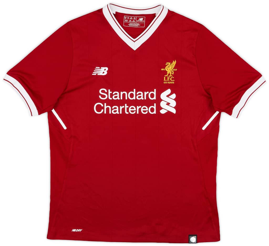 2017-18 Liverpool 125 Years Home Shirt - 9/10 - (XL.Boys)