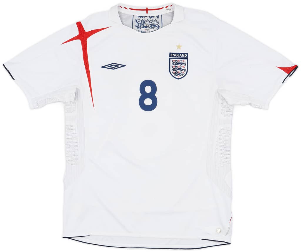 2005-07 England Home Shirt Lampard #8 - 5/10 - (L)