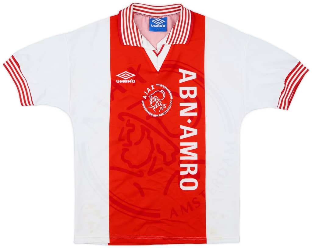 1995-96 Ajax Home Shirt - 6/10 - (Y)