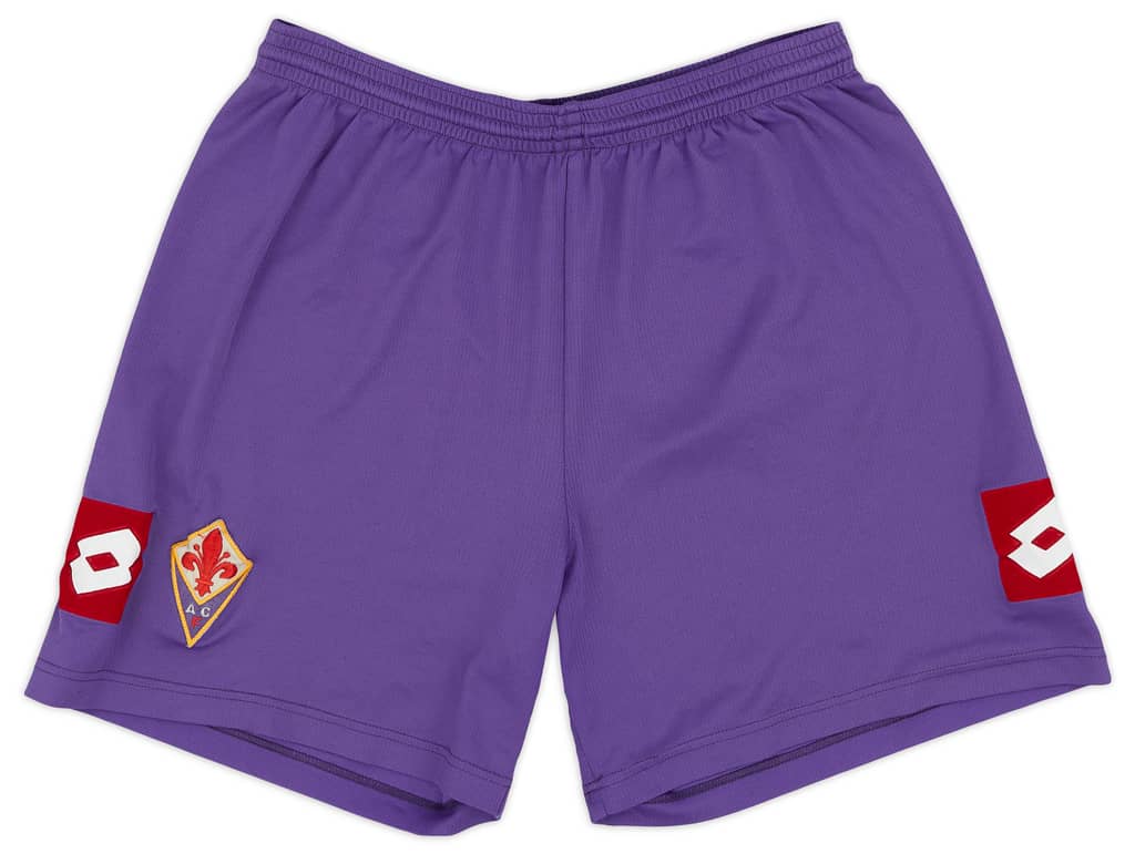 2011-12 Fiorentina Home Shorts - 8/10 - (M)