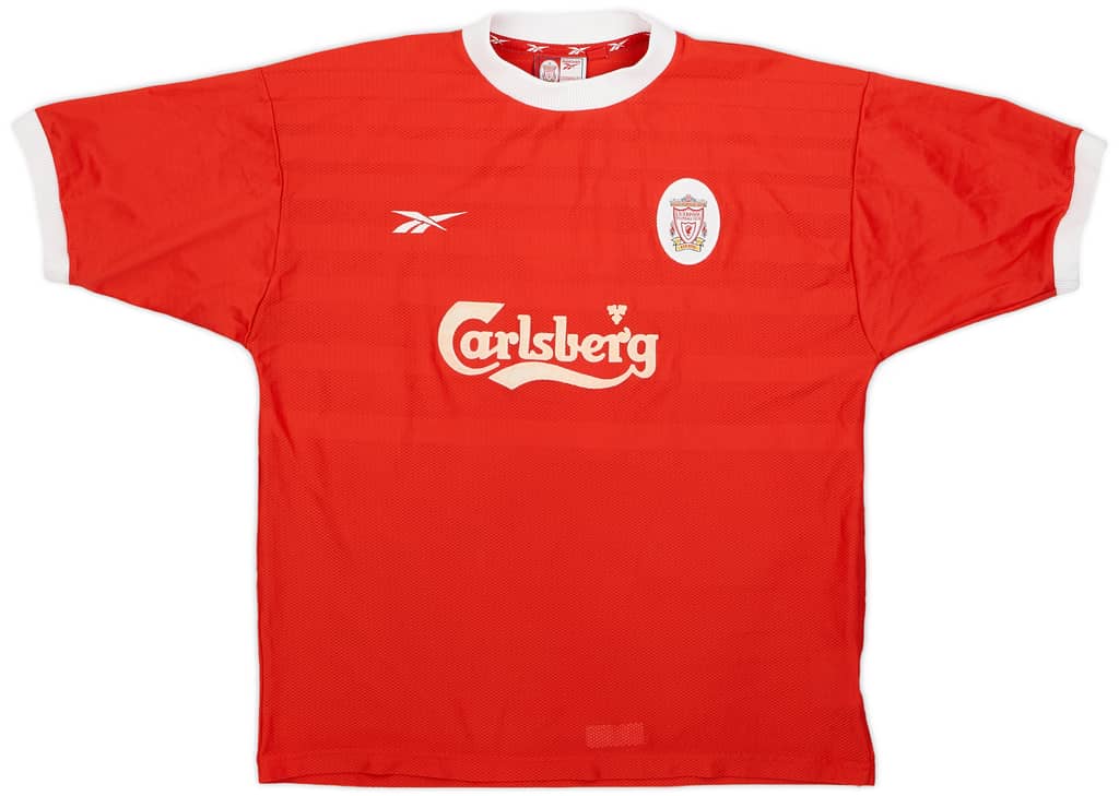 1998-00 Liverpool Home Shirt McManaman #7 - 8/10 - (XL)