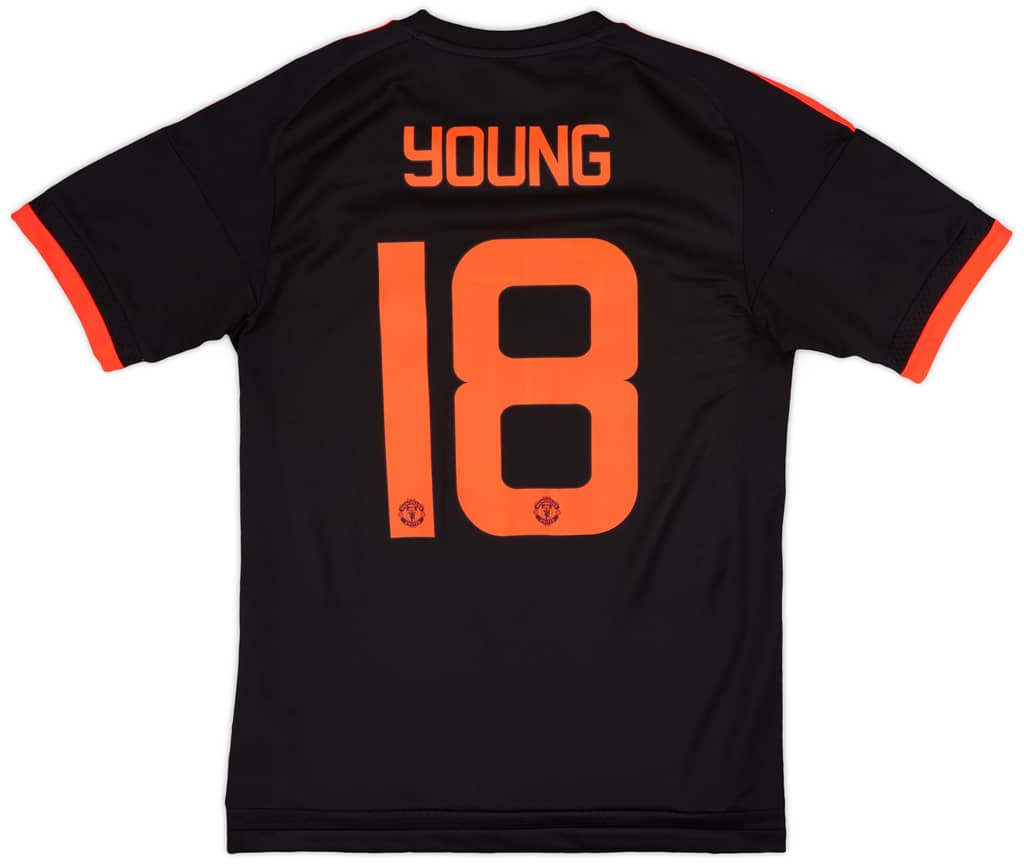 2015-16 Manchester United Third Shirt Young #18 - 9/10 - (S)