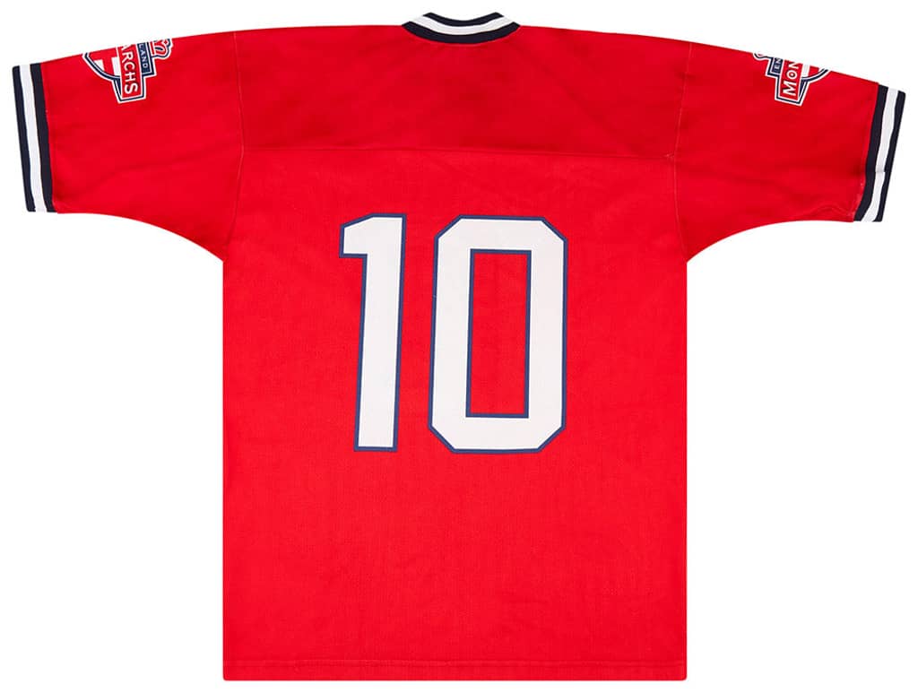 1998 England Monarchs Allen #10 Champion Jersey (Home) XL