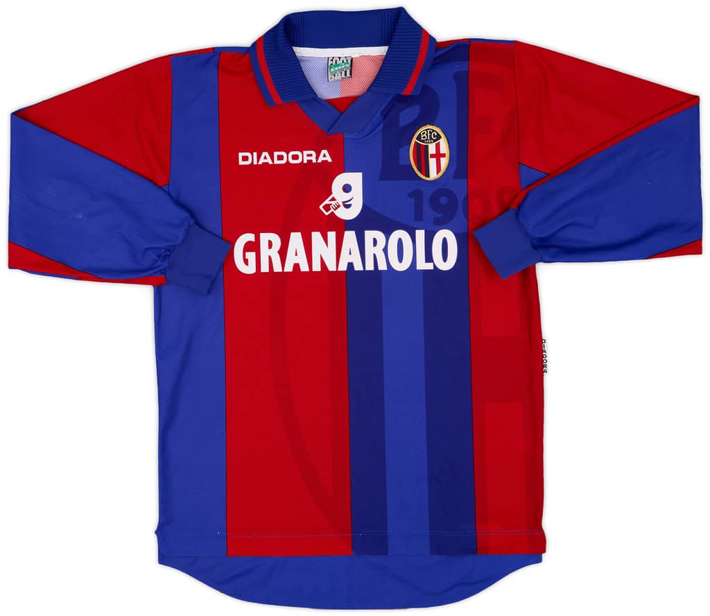 1997-98 Bologna Home L/S Shirt - 9/10 - (M)