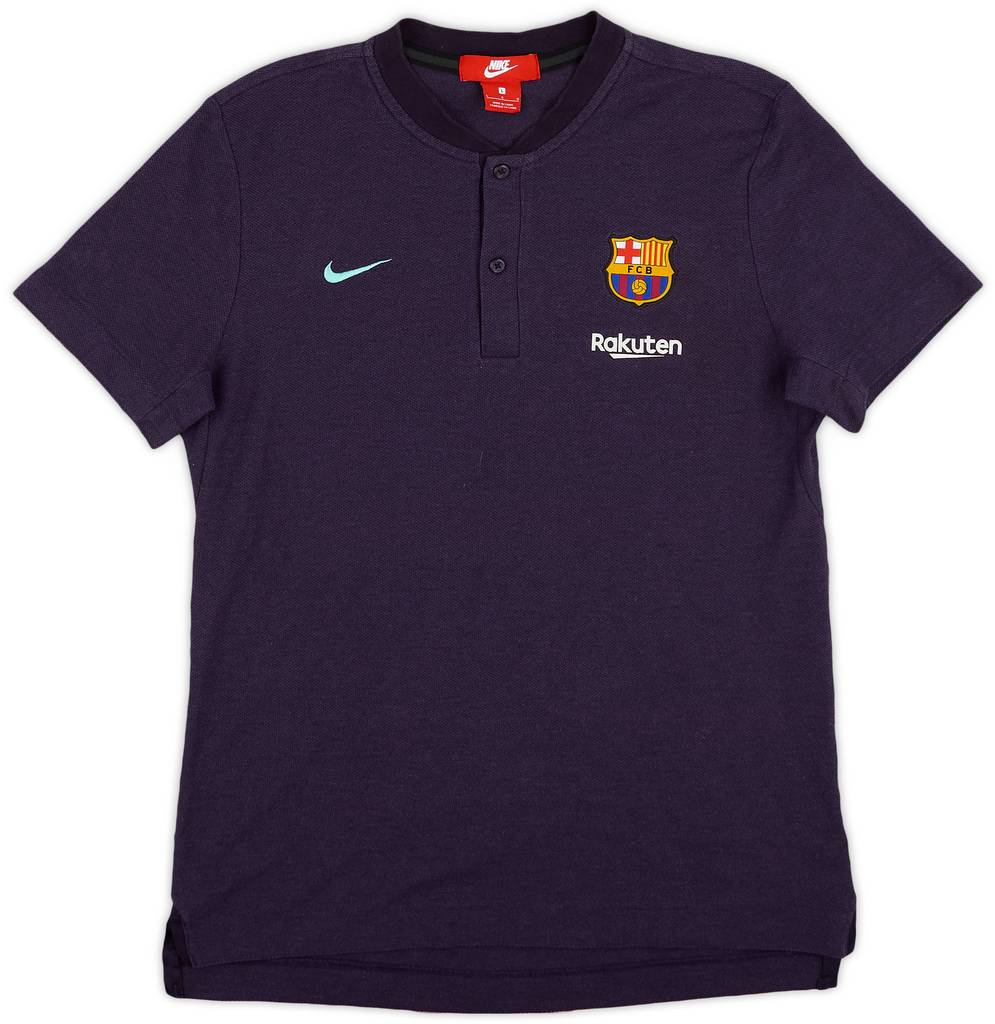 2018-19 Barcelona Nike Polo Shirt - 8/10 - (L)
