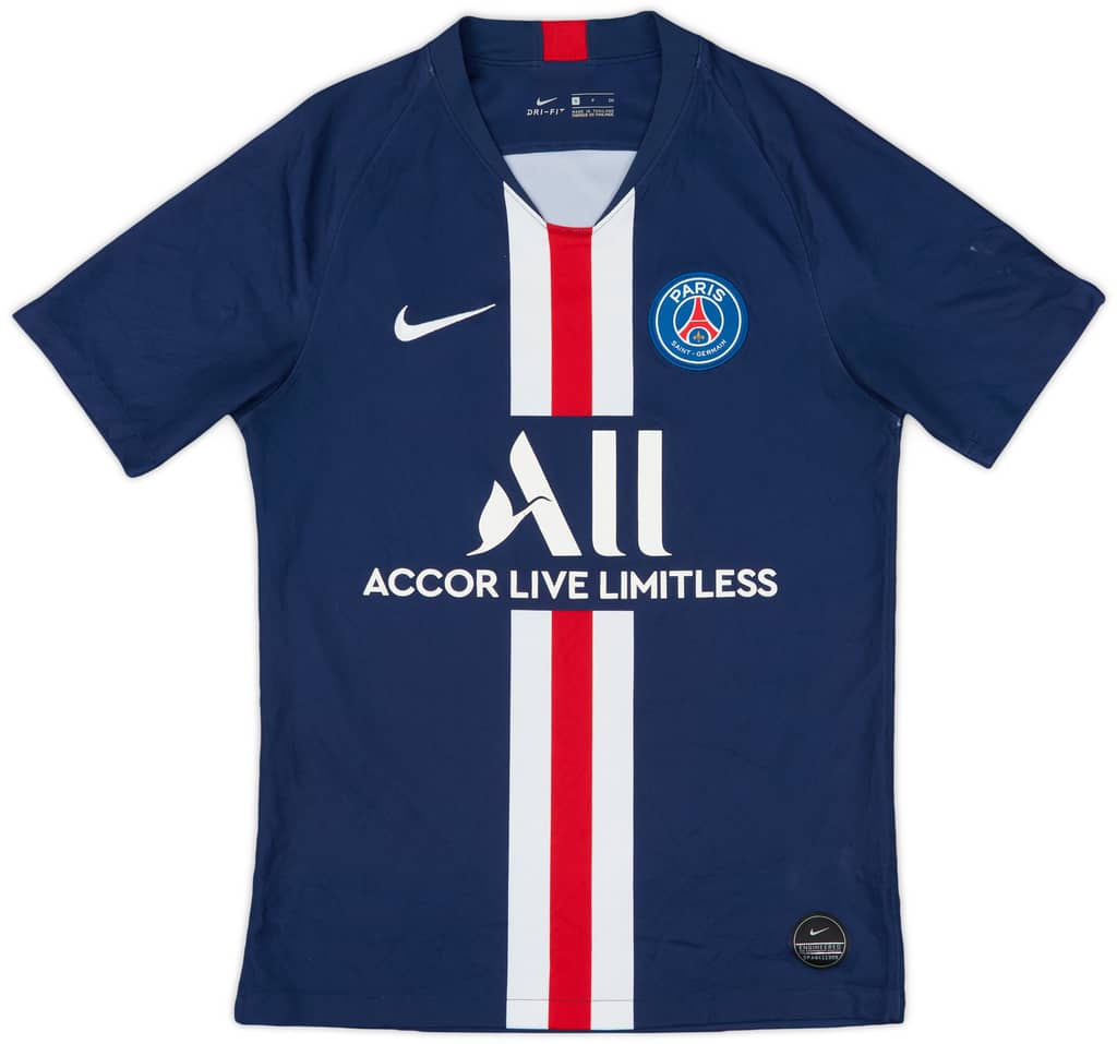 2019-20 Paris Saint-Germain Home Shirt Mbappe #7 - 6/10 - (S)