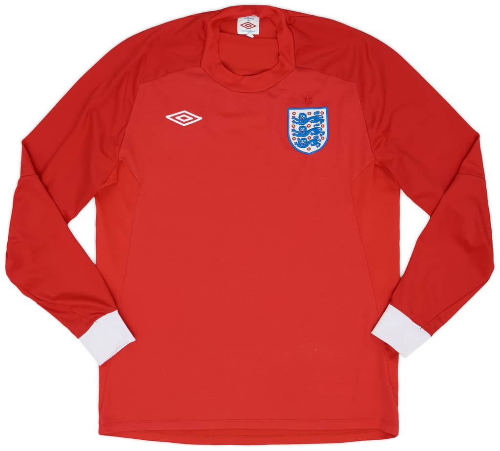 2010-11 England Away L/S Shirt - 9/10 - (L)
