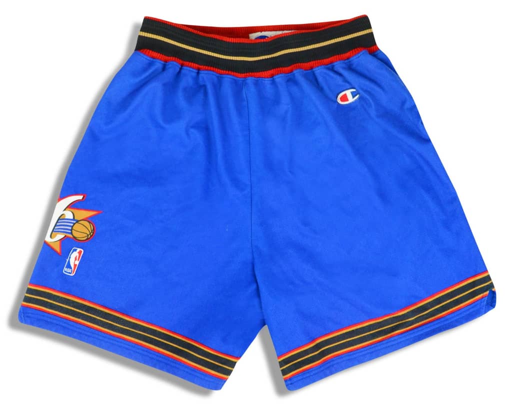1999-00 Philadelphia 76ers Champion Shorts (Alternate) Y