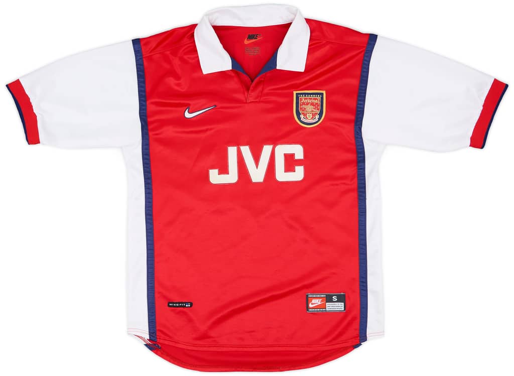 1998-99 Arsenal Home Shirt Overmars #11 - 8/10 - (S)