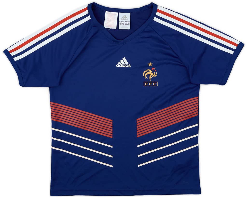 2009-10 France Basic Home Shirt - 8/10 - (M.Boys)