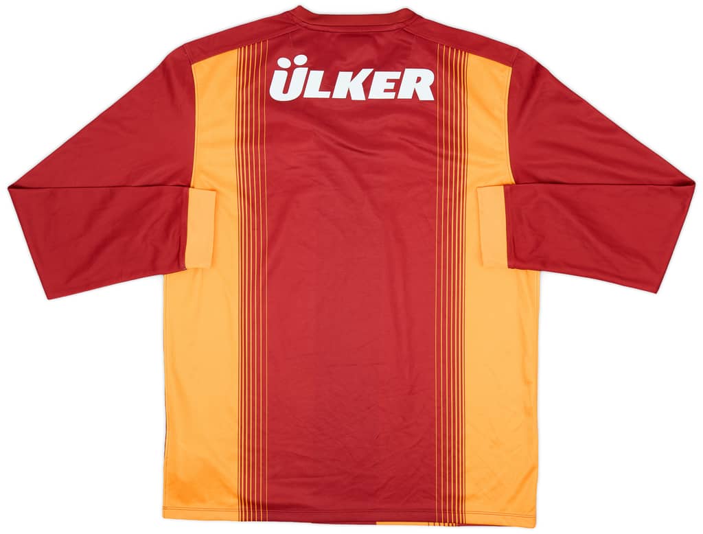 2014-15 Galatasaray Home L/S Shirt - 10/10 - (L)