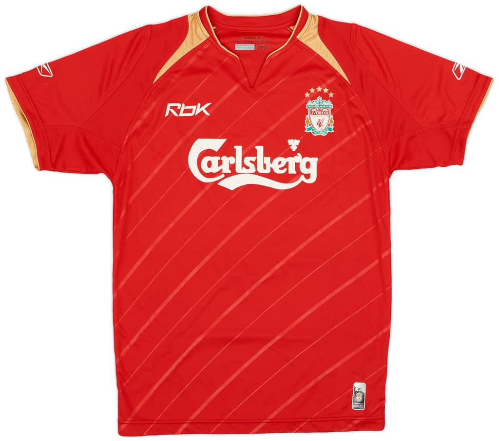 2005-06 Liverpool CL Home Shirt - 7/10 - (XS)