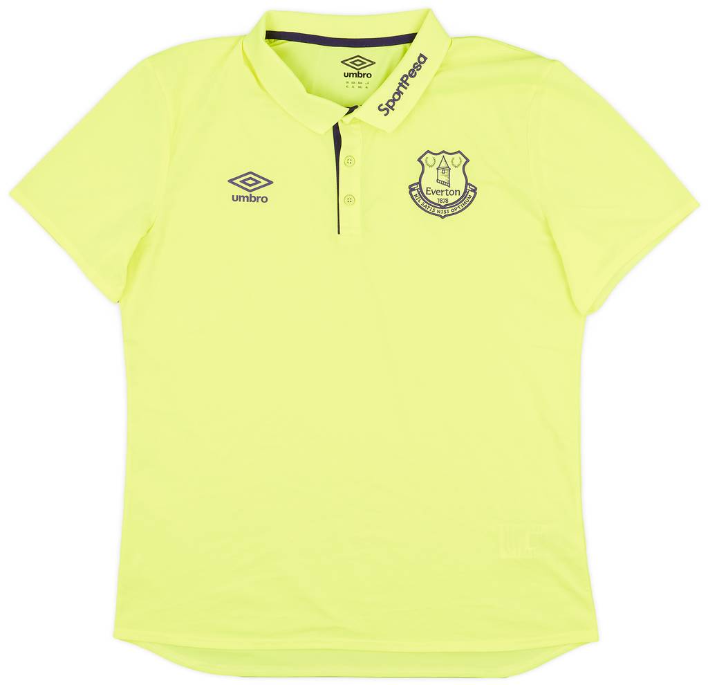 2018-19 Everton Umbro Polo Shirt - 8/10 - (XL)