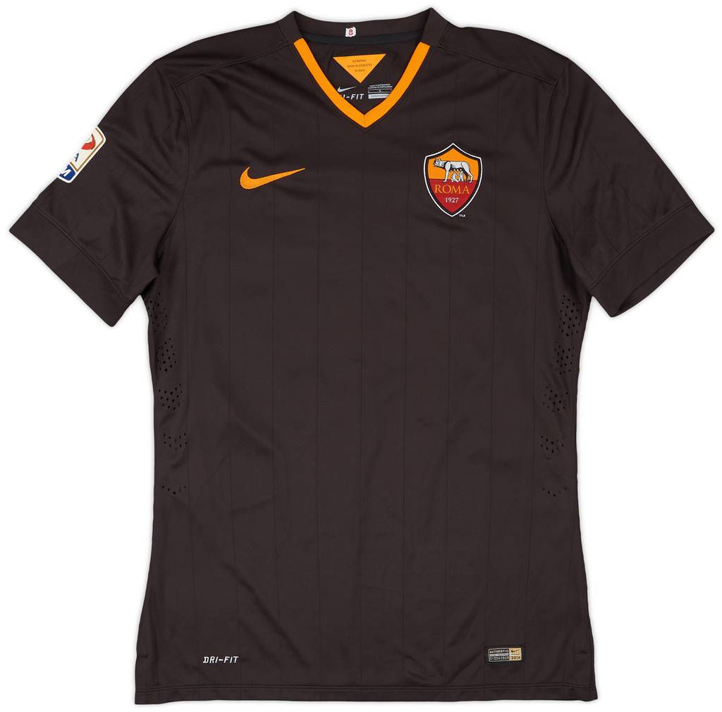 2014-15 Roma Match Issue Third Shirt Balzaretti #42