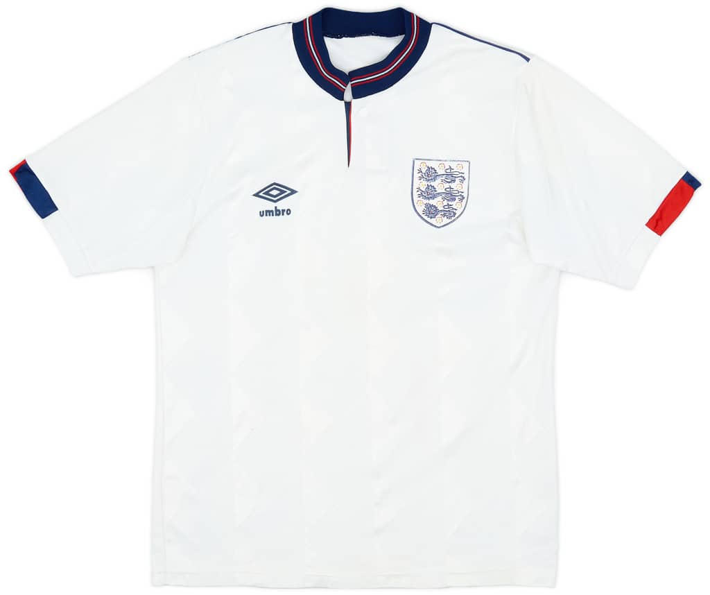 1987-90 England Home Shirt - 7/10 - (S)