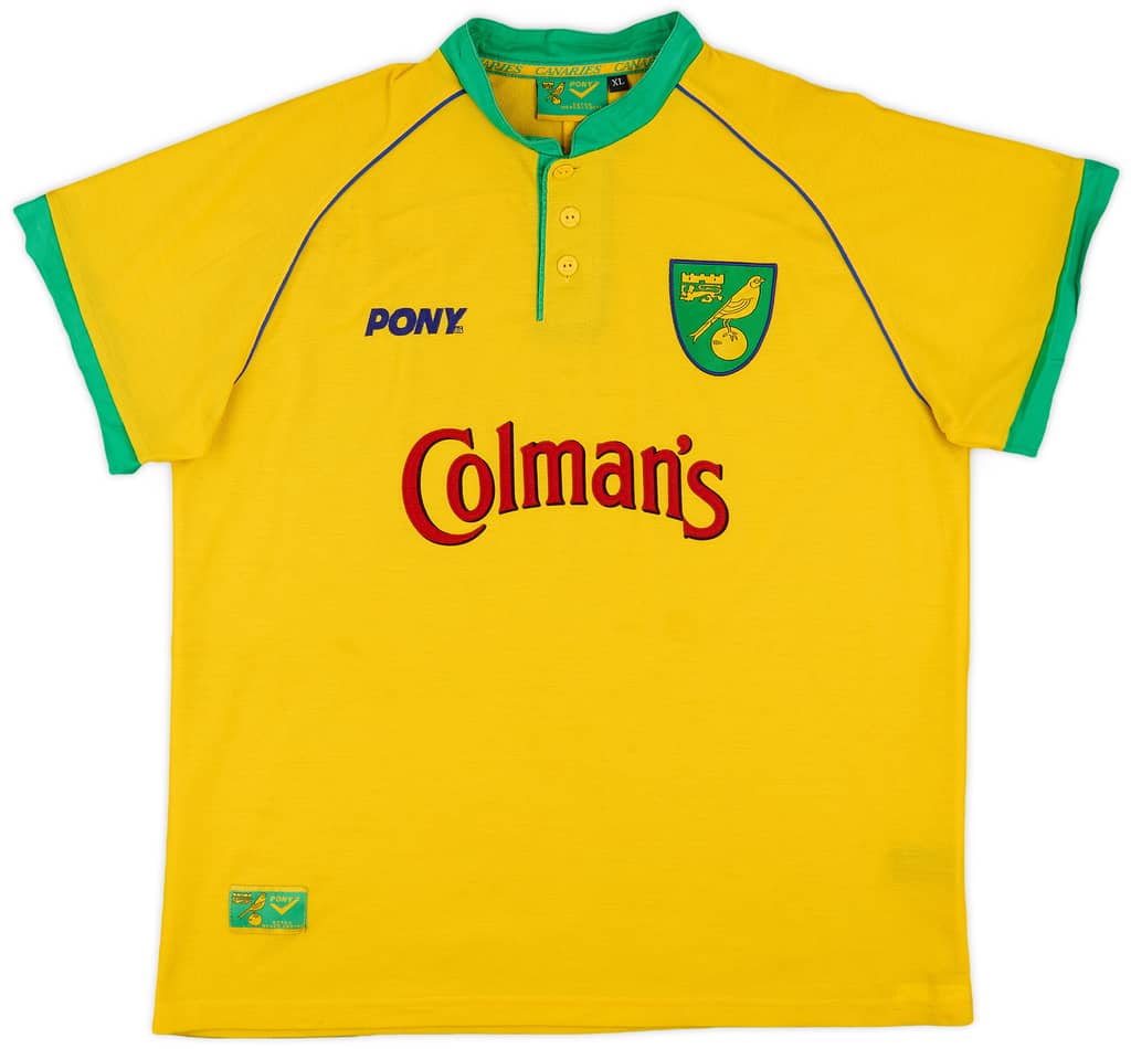 1997-99 Norwich Home Shirt - 9/10 - (XL)