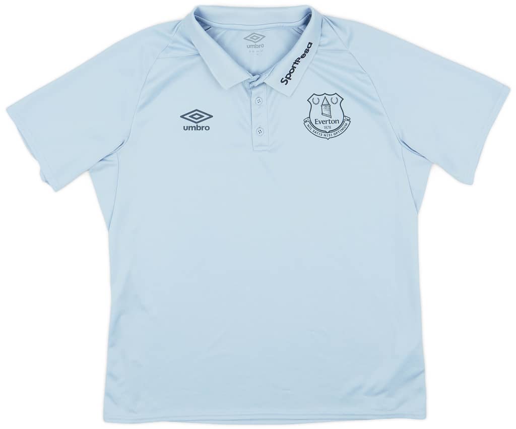 2018-19 Everton Umbro Polo Shirt - 8/10 - (L)