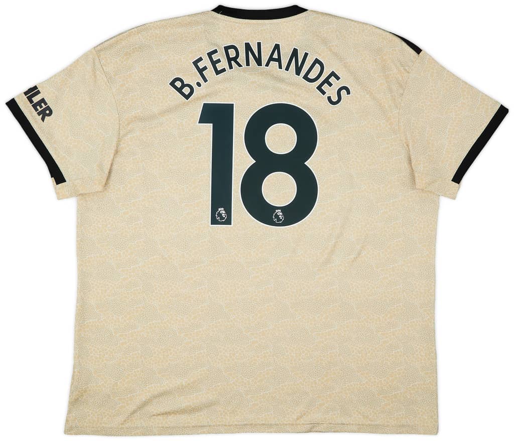 2019-20 Manchester United Away Shirt B.Fernandes #18 - 6/10 - (XXL)