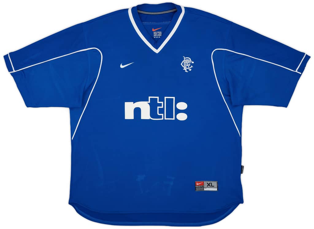 1999-01 Rangers Home Shirt - 7/10 - (XL)