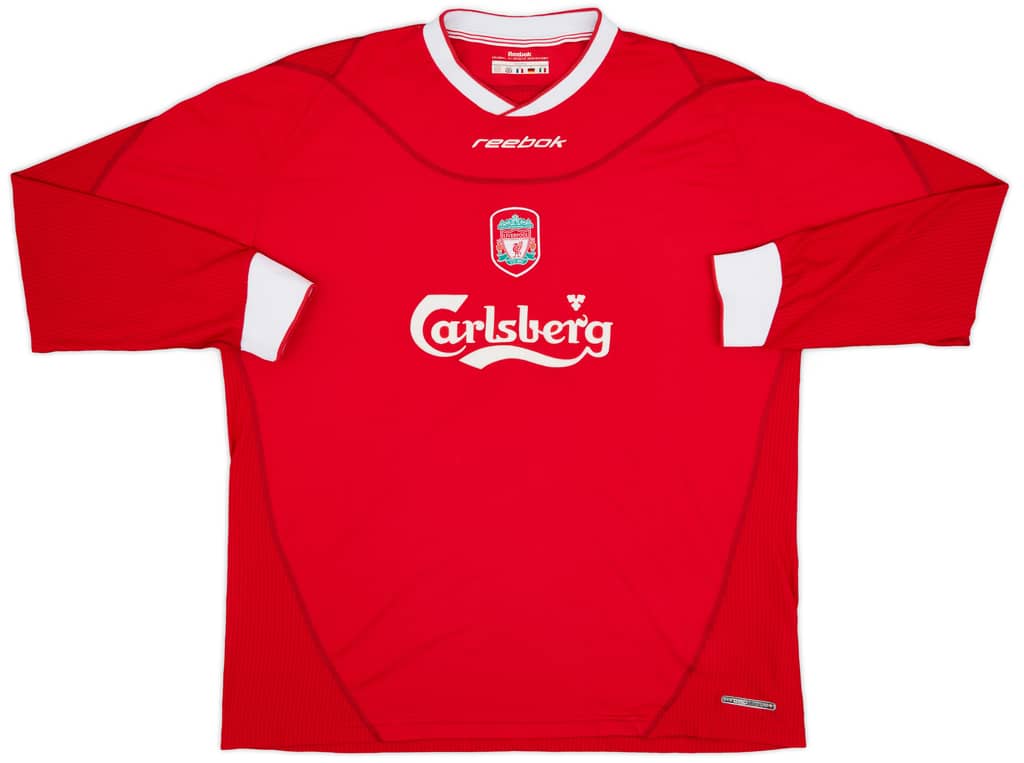 2002-04 Liverpool Home L/S Shirt Carragher #23 - 6/10 - (XL)