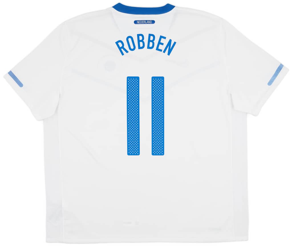 2010-11 Netherlands Away Shirt Robben #11 - 7/10 - (XXL)