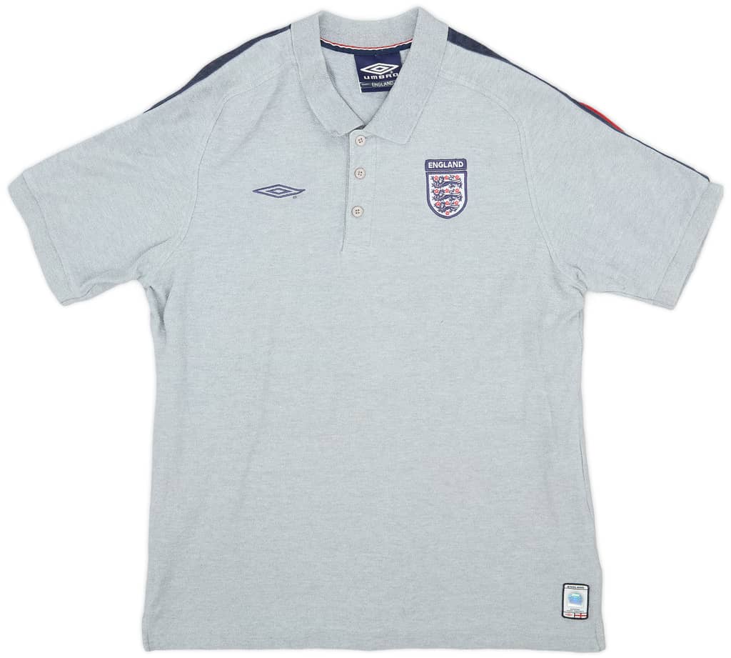 2000-01 England Umbro Polo Shirt - 8/10 - (L)