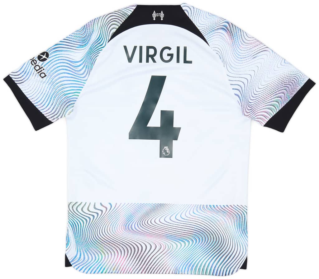 2022-23 Liverpool Away Shirt Virgil #4 - 8/10 - (S)