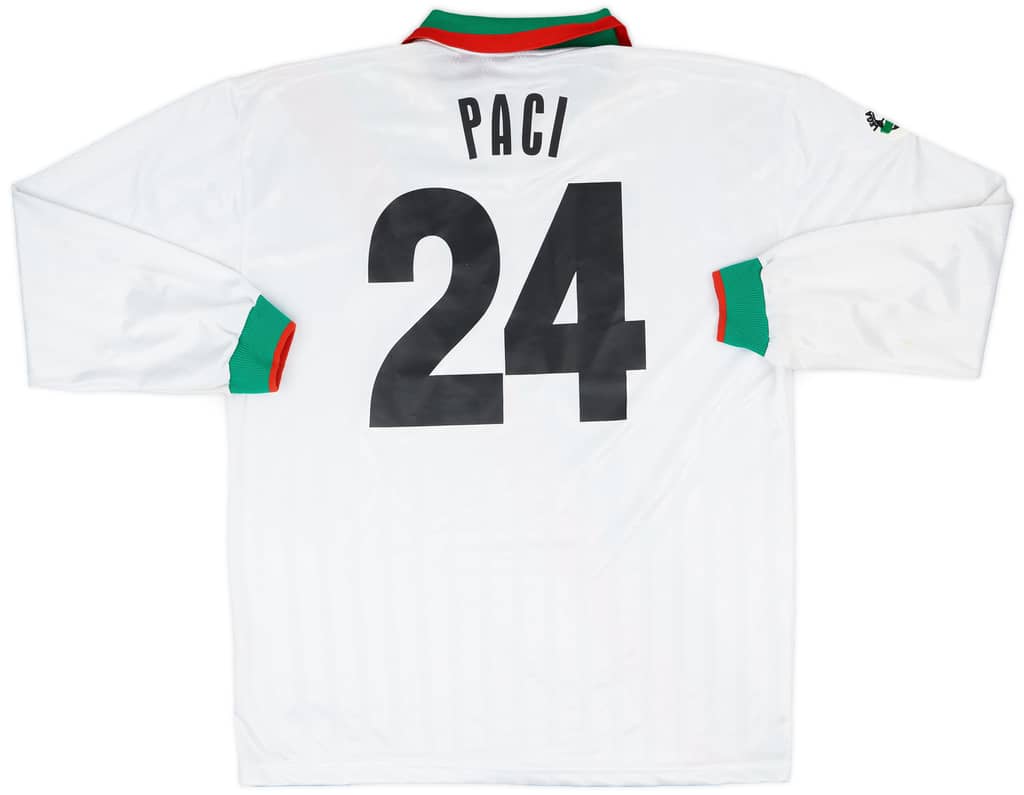 2002-03 Ternana Match Issue Away L/S Shirt Paci #24