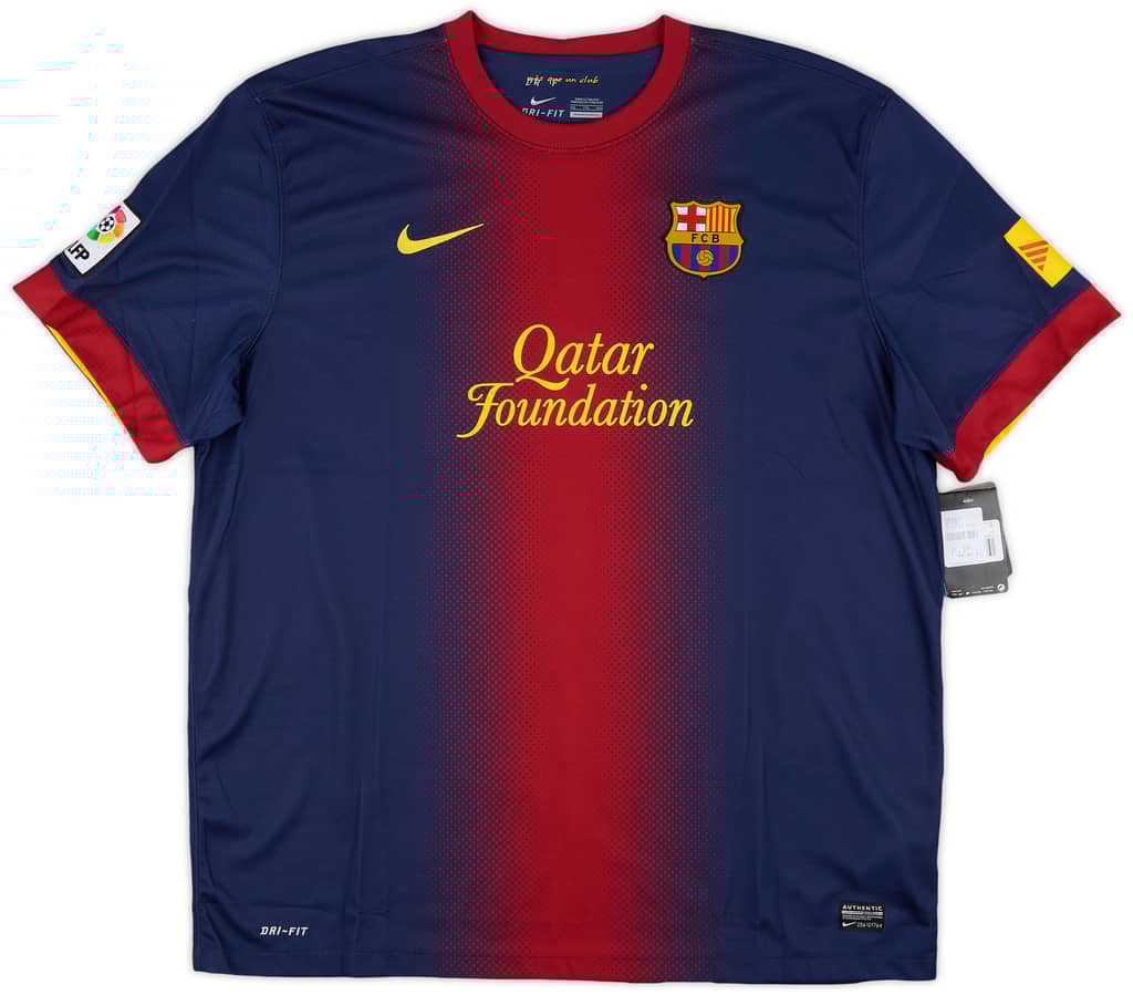 2012-13 Barcelona Home Shirt Messi #10 (XXL)