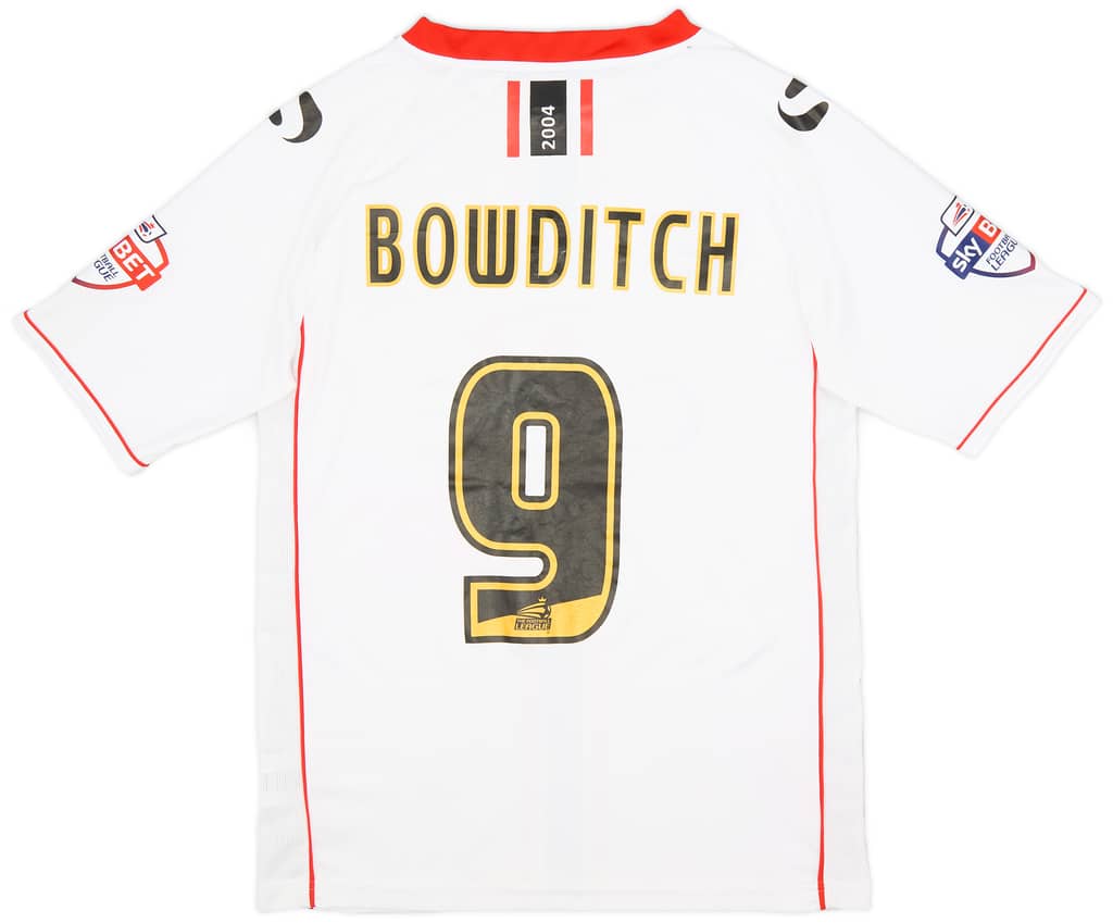 2013-14 MK Dons Home Shirt Bowditch #9 - 8/10 - (S)