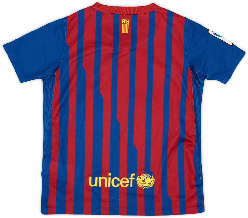 2011-12 Barcelona Home Shirt - 7/10 - (XS.Boys)