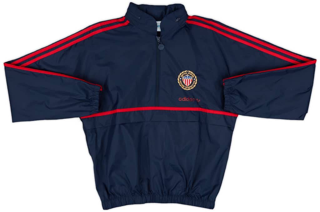 1994-96 USA adidas Hooded Rain Jacket - 7/10 - (S)