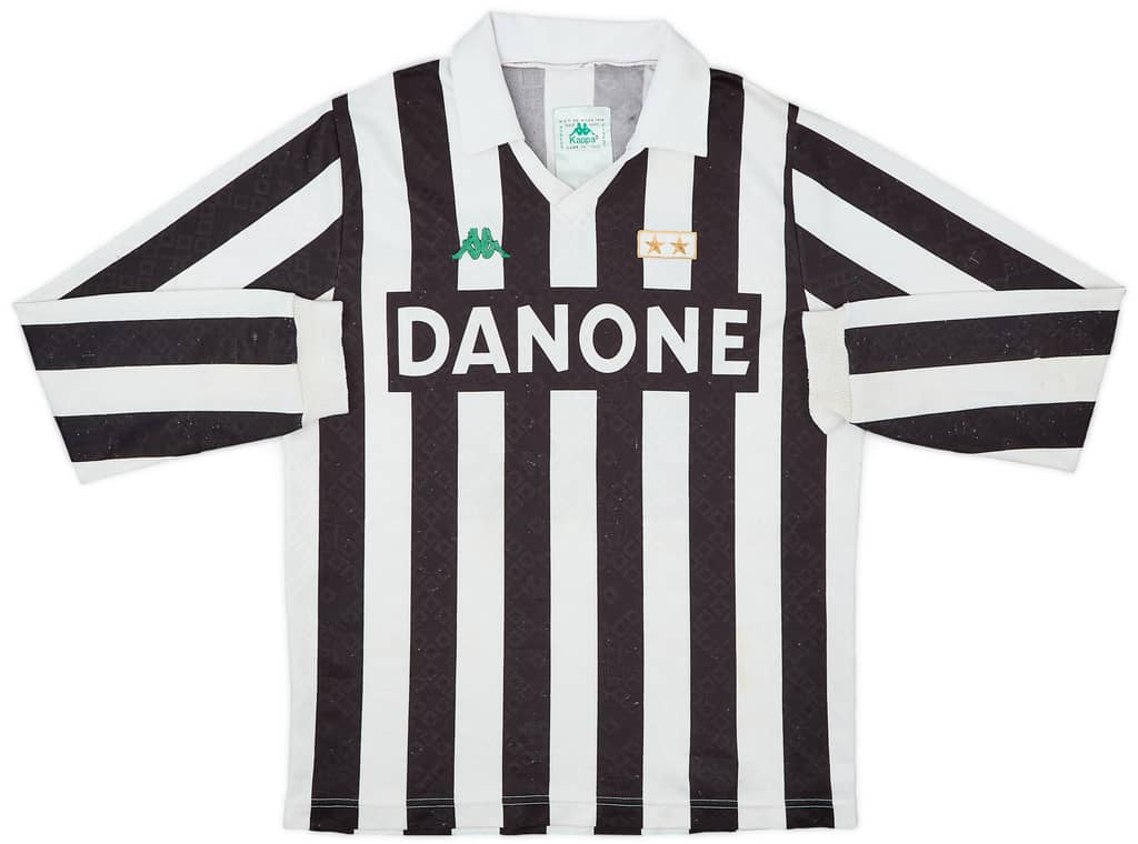 1992-94 Juventus Home L/S Shirt - 7/10 - (M)