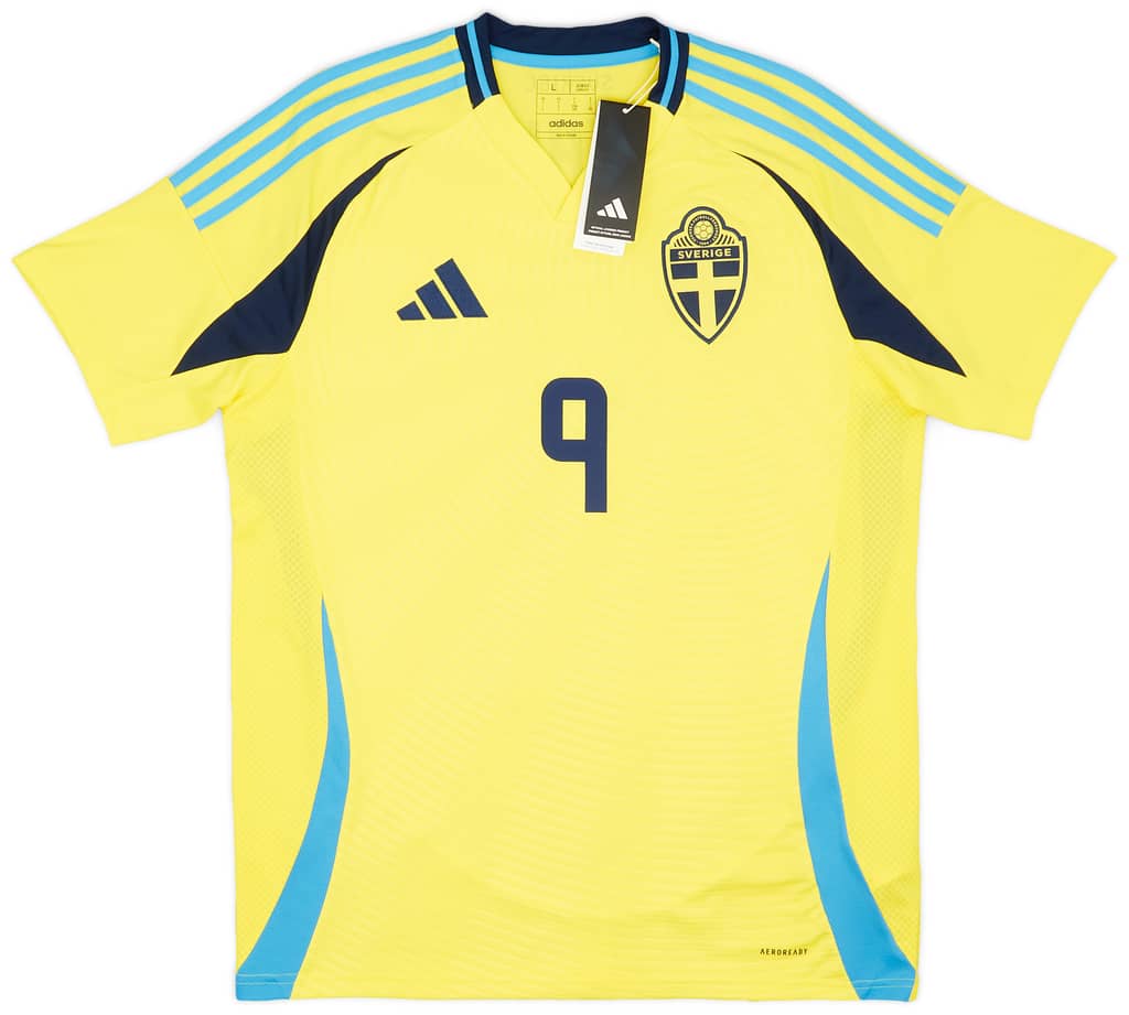 2024-25 Sweden Home Shirt Isak #9
