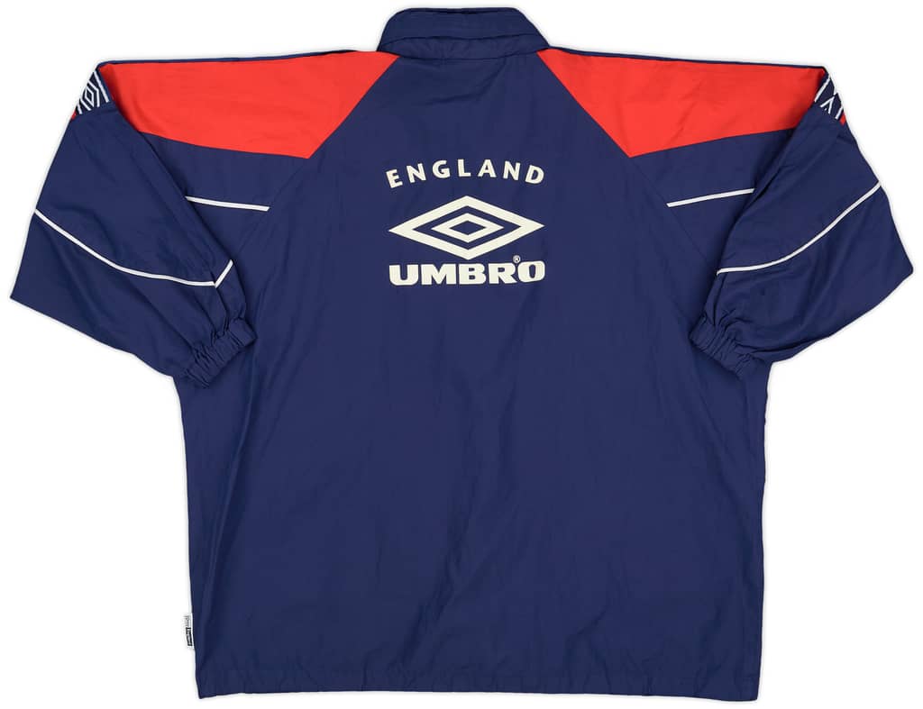 1995-97 England Umbro Hooded Rain Jacket - 7/10 - (S)