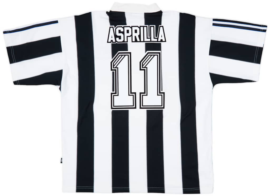 1995-97 Newcastle Home Shirt Asprilla #11 - 9/10 - (XL)