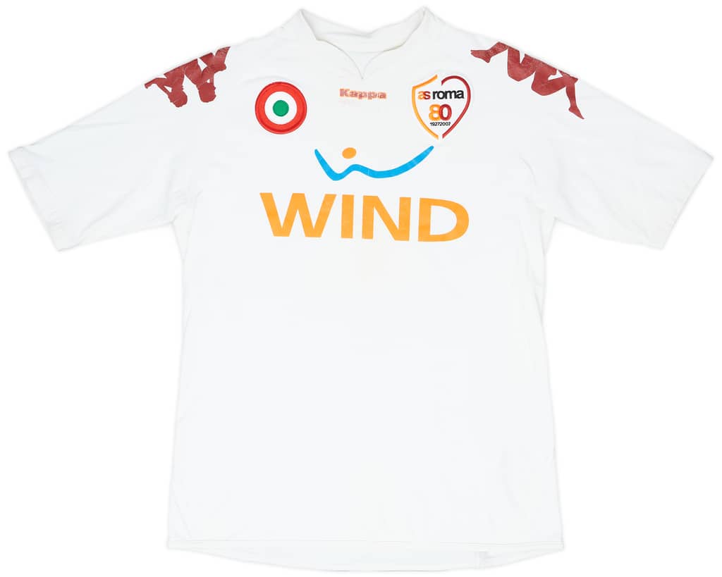 2007-08 Roma Away Shirt - 5/10 - (XL)