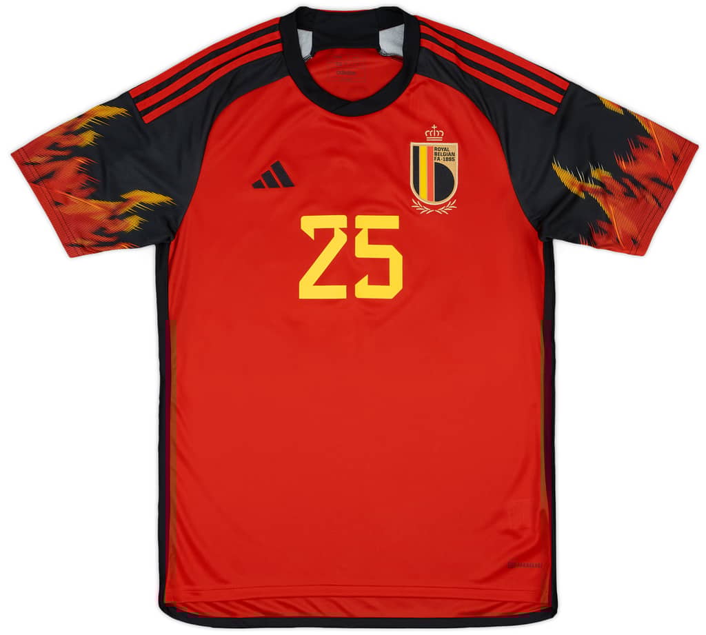 2022-23 Belgium Home Shirt Doku #25