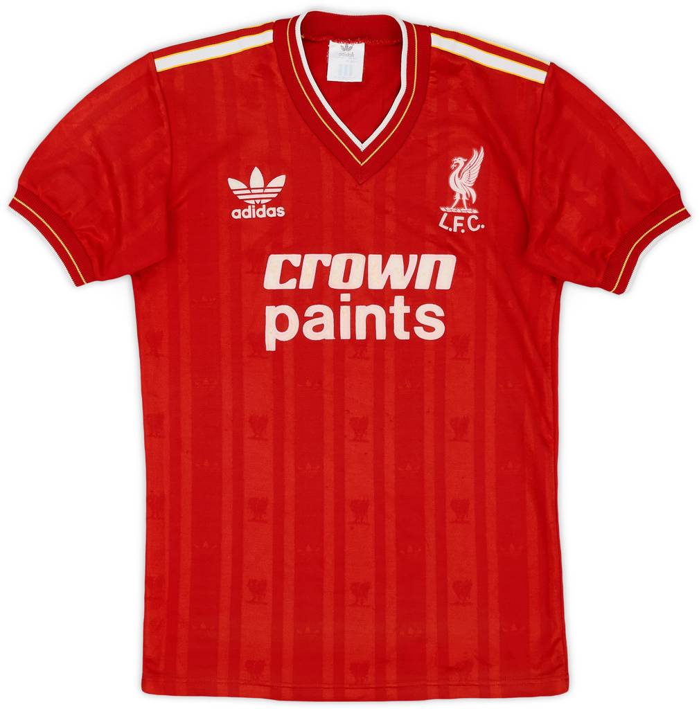 1985-87 Liverpool Home Shirt - 7/10 - (XL.Boys)