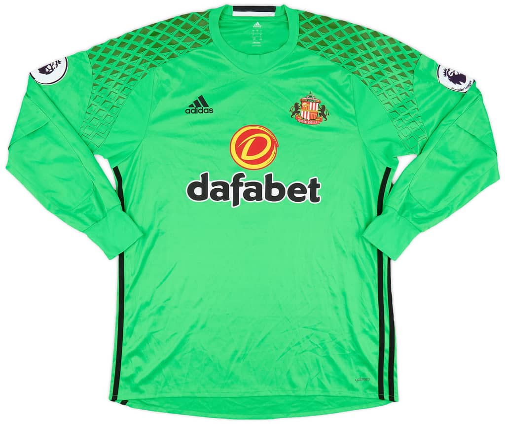 2016-17 Sunderland Match Issue GK Shirt Mannone #1