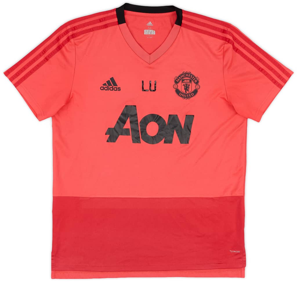 2018-19 Manchester United Staff Issue Training Shirt LU - 7/10 - (M)