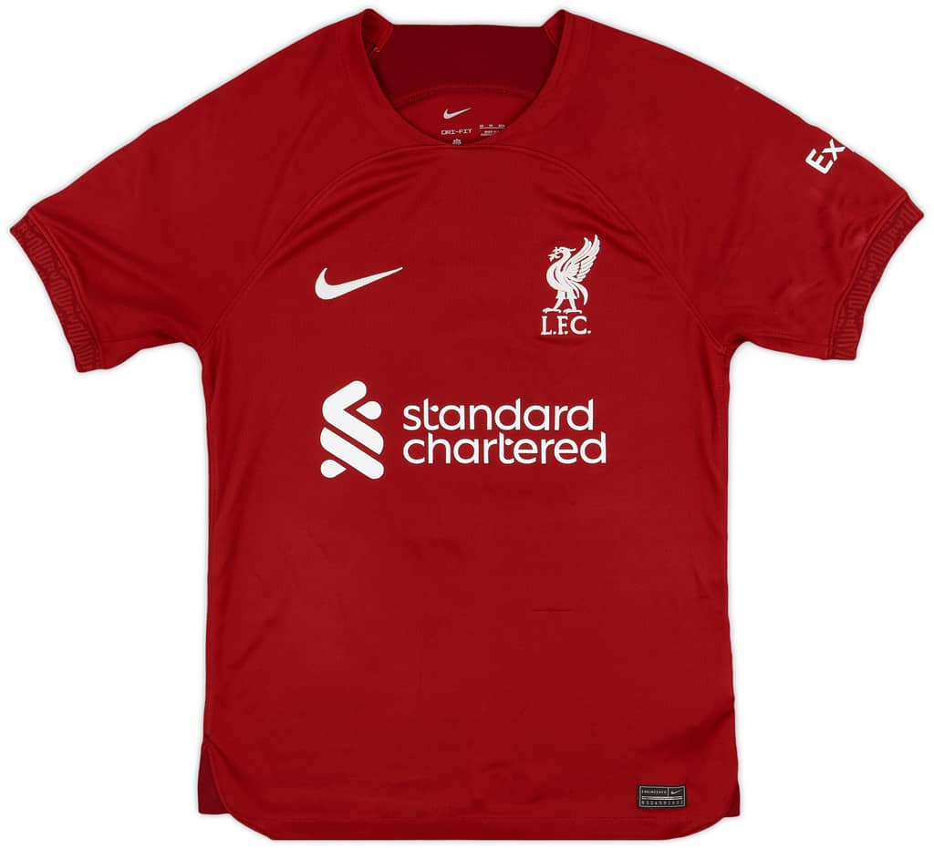 2022-23 Liverpool Home Shirt Virgil #4 - 9/10 - (XS)
