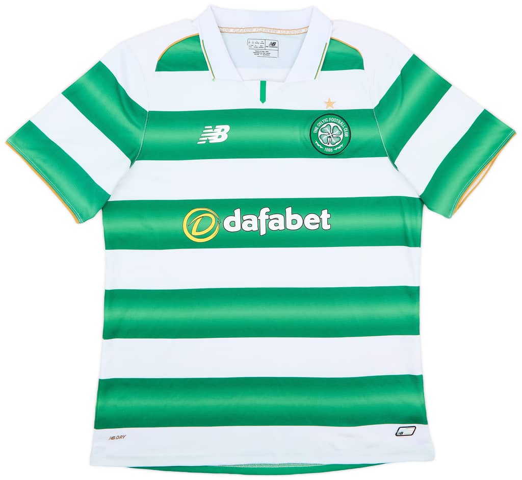 2016-17 Celtic Home Shirt - 8/10 - (L)