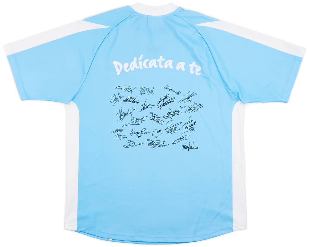 2003-04 Lazio 'Signed' Basic Home Shirt - 7/10 - (L)