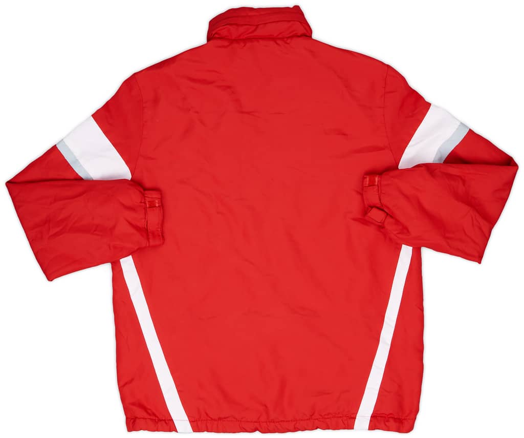 2017-18 SPAL Macron Hooded Rain Jacket - 8/10 - (M)