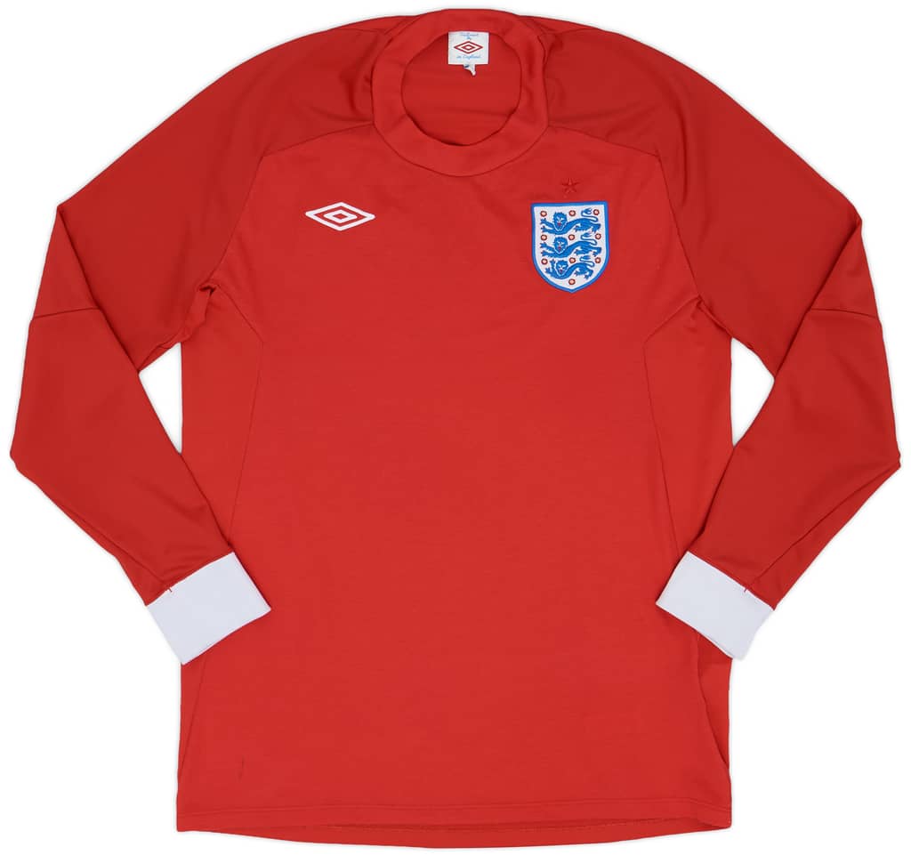 2010-11 England Away L/S Shirt - 9/10 - (L)