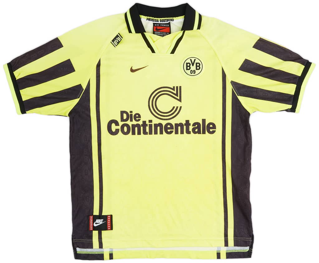 1996-97 Borussia Dortmund Home Shirt - 7/10 - (XL.Boys)